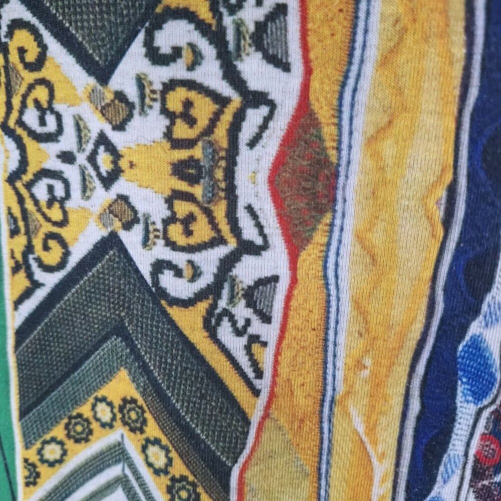 Vintage Puma Multicolor Graphic Short-Sleeve Shirt Mens XL 100% Cotton - Picture 4 of 4